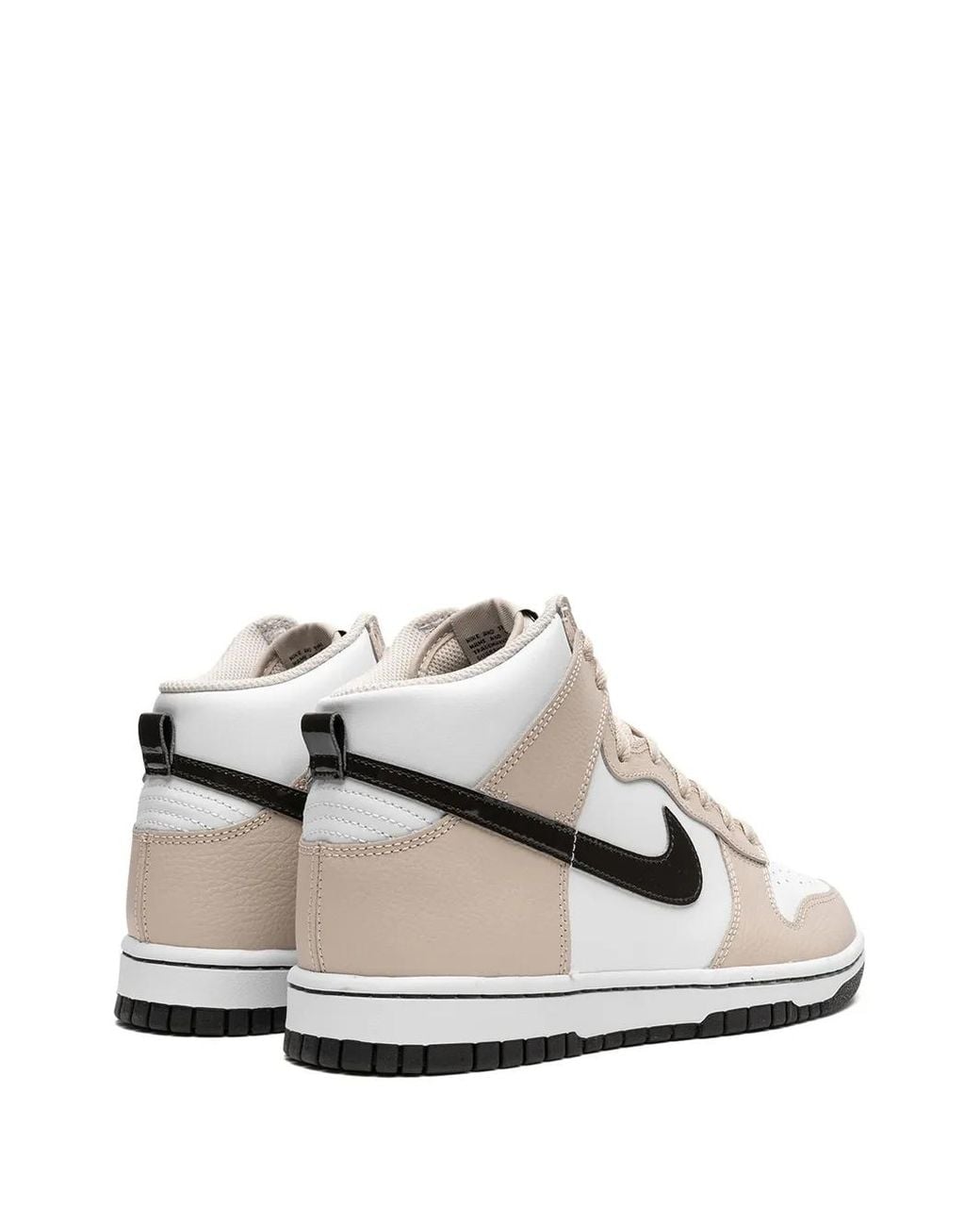 Nike White Dunk High "Sanddrift" Sneakers