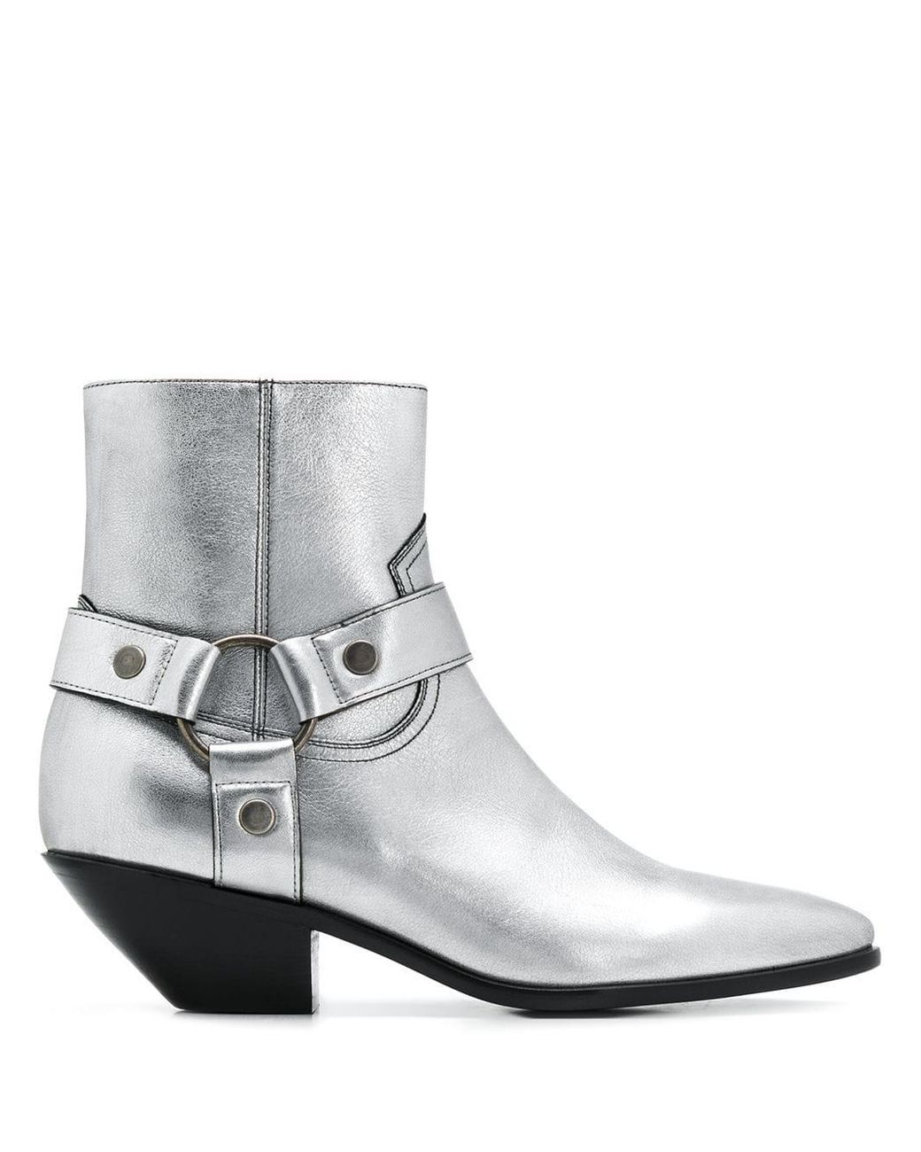 saint laurent west harness boots