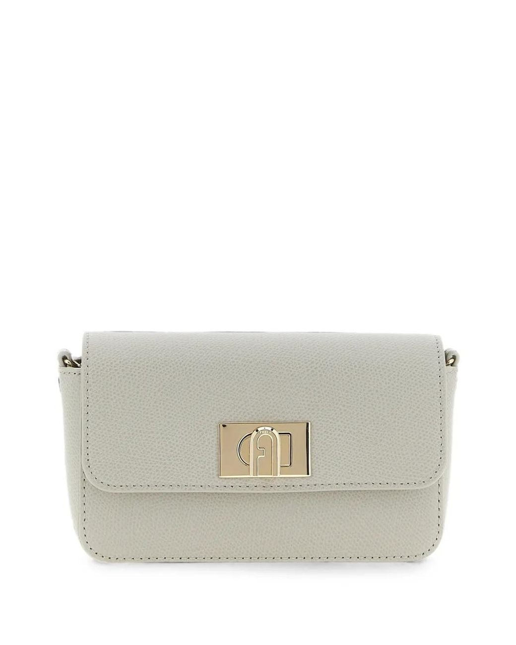 Furla Gray 1927 Arco Crossbody Bag