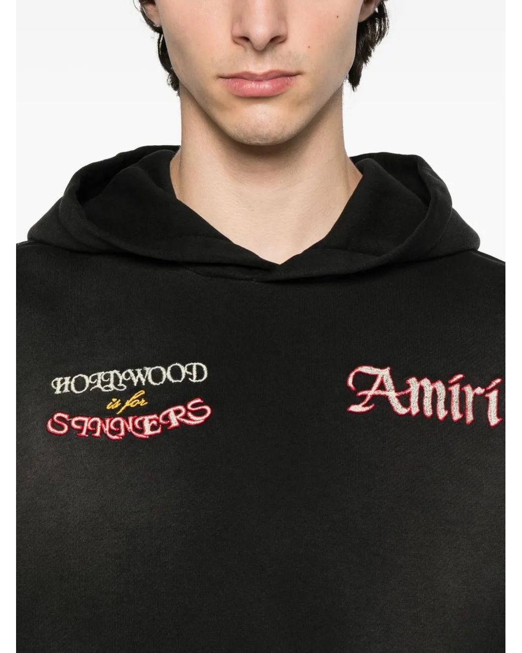メンズ Amiri パームツリーパーカー ブラック | Lyst