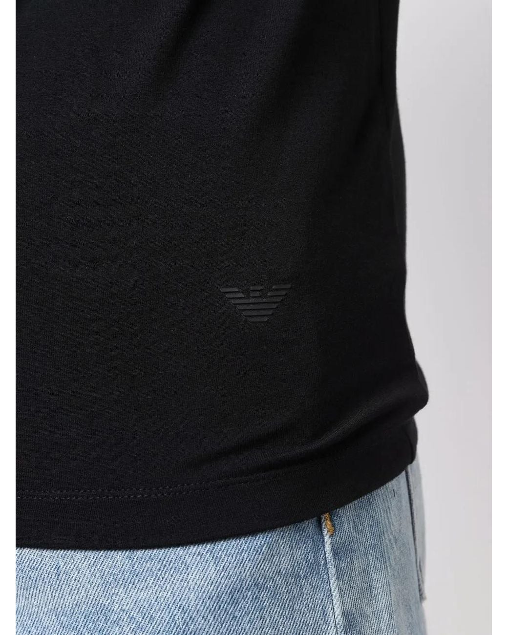 Emporio Armani T-shirts And Polos Black for men