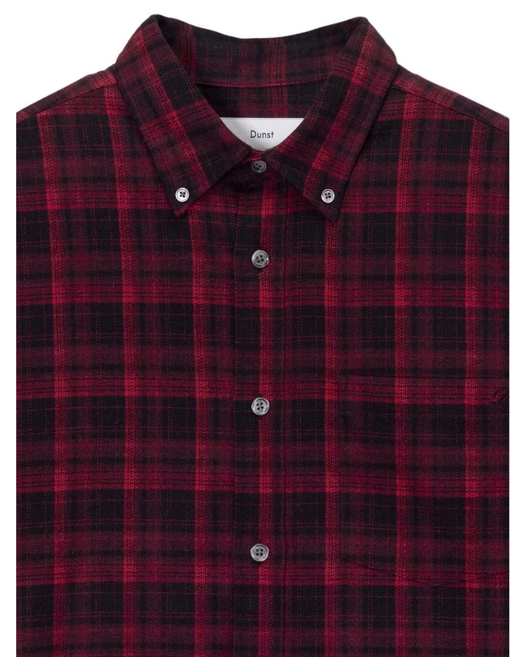 DUNST Purple Check-Pattern Shirt