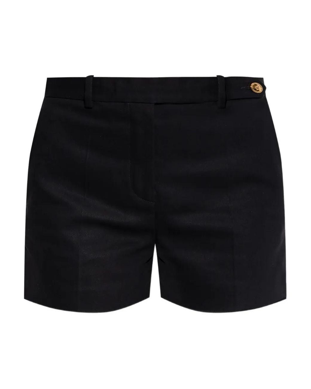 Pantalones Cortos De Algodón Versace de color Black