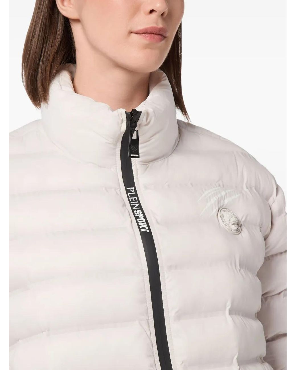 Philipp Plein Gewatteerd Donsjack in het White