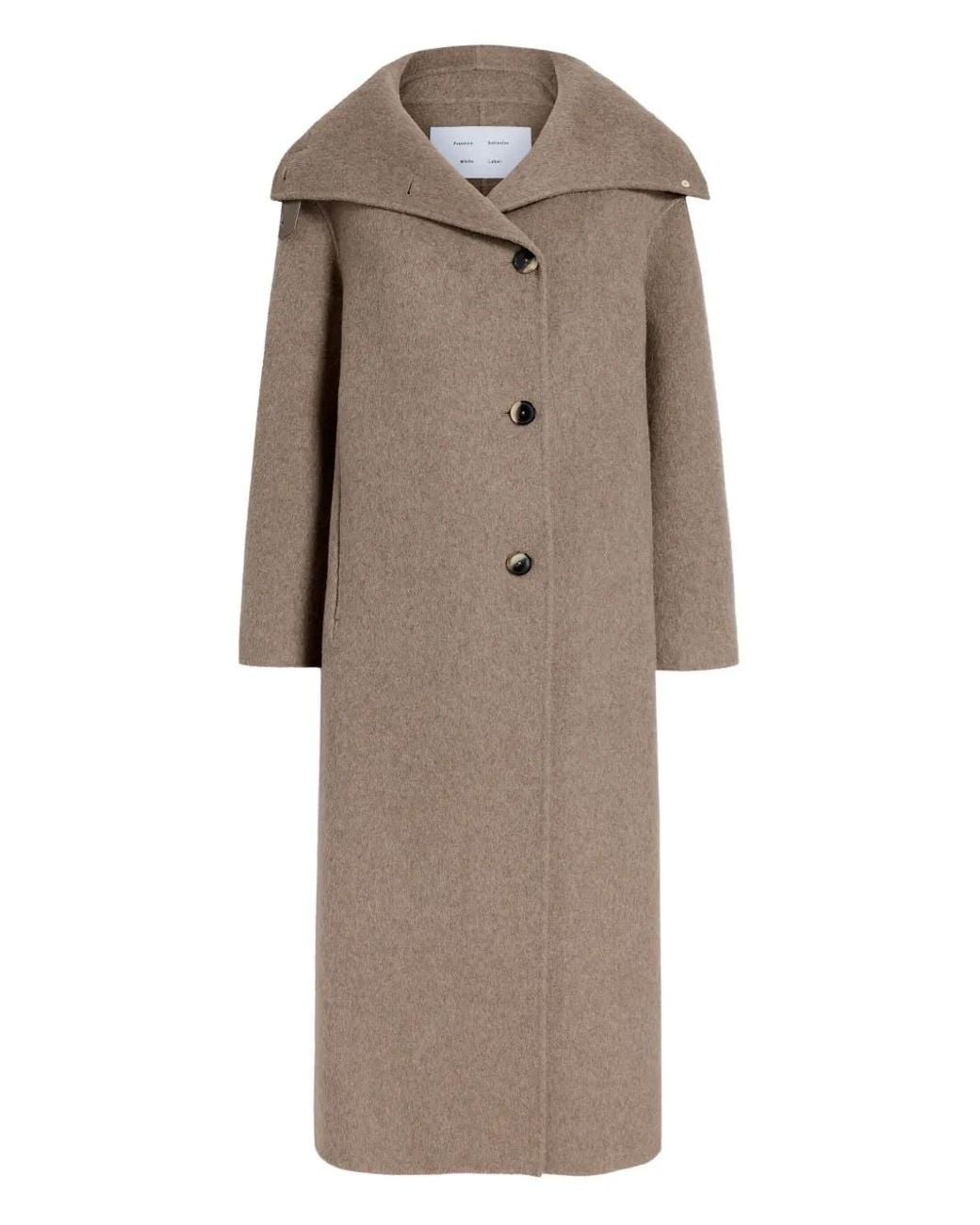 Proenza Schouler Natural Corey Belted Coat