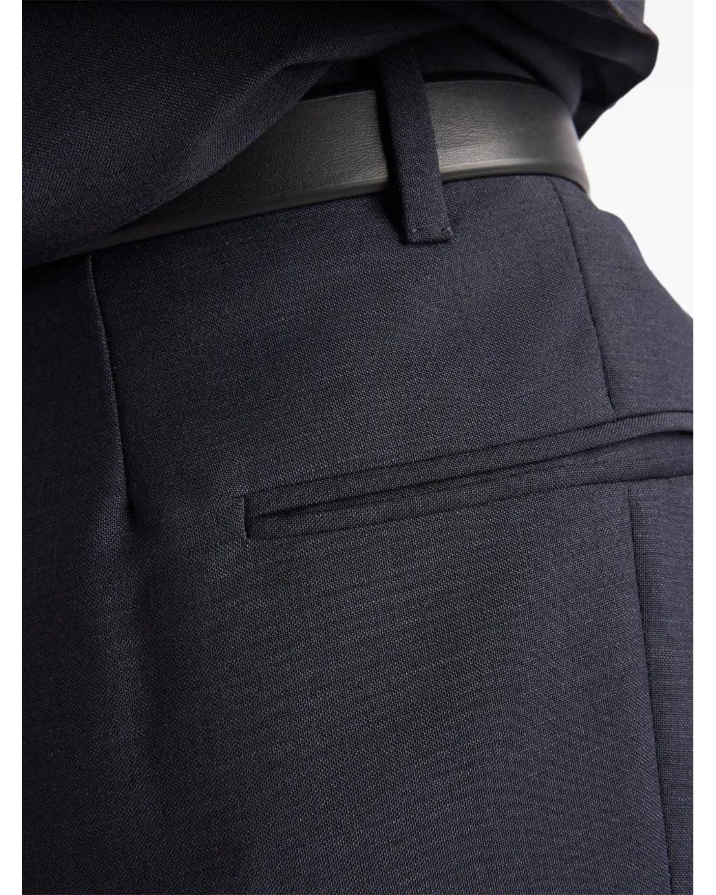 Prada Broek Met Toelopende Pijpen in het Blue