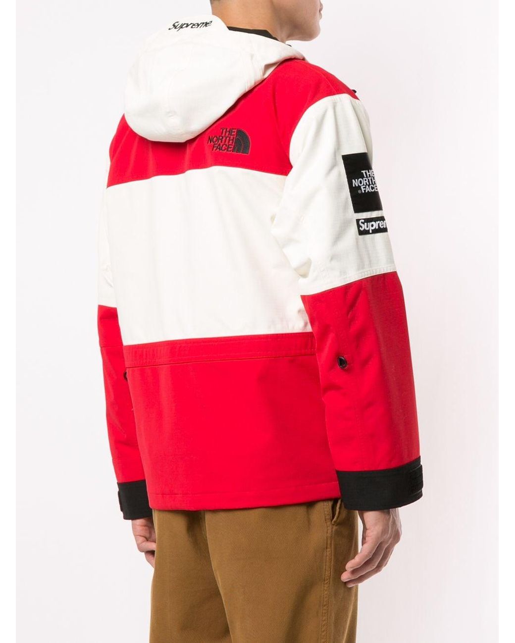 Supreme X The North Face Expedition Jacket in Red for Men | Lyst