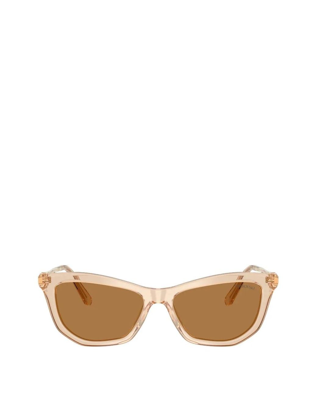Swarovski Natural Cat-Eye Frame Sunglasses