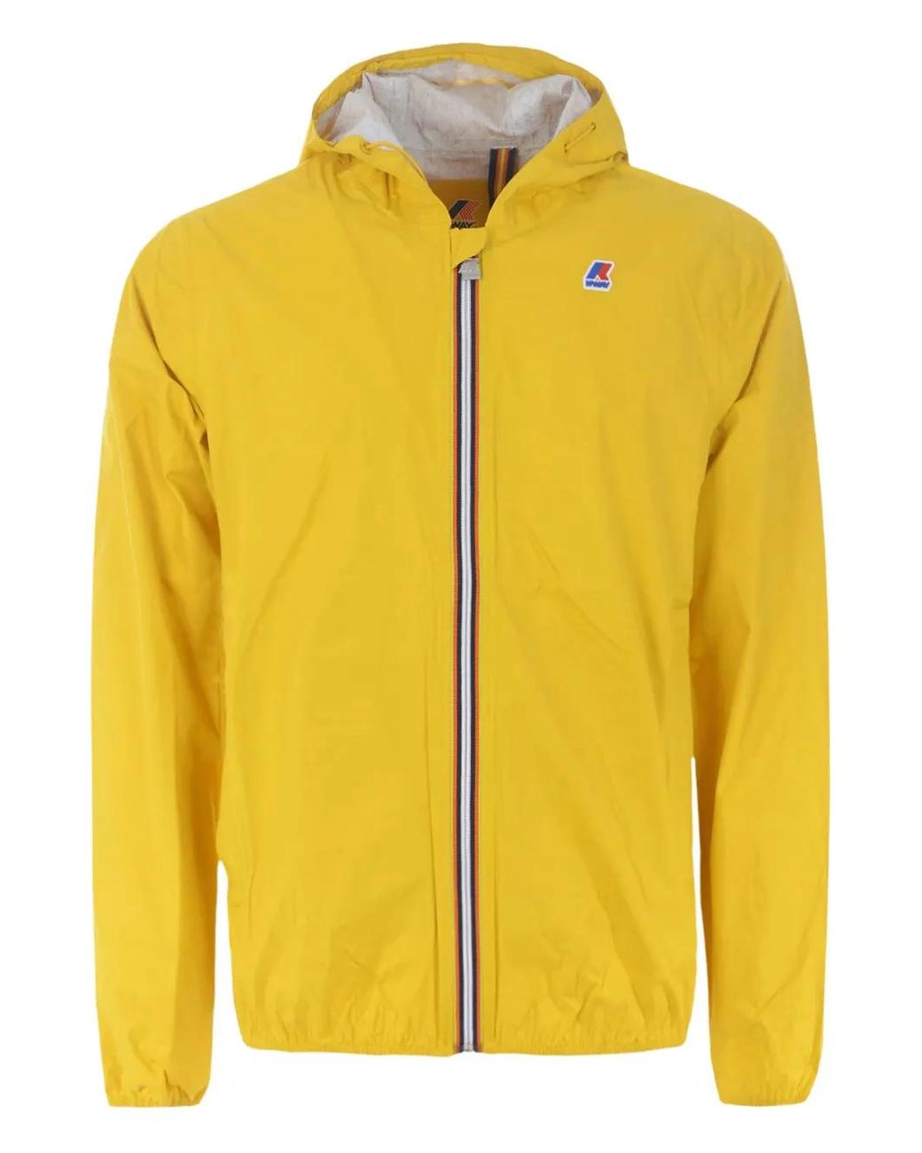 Chaqueta Con Cremallera Y Capucha K-Way de hombre de color Yellow
