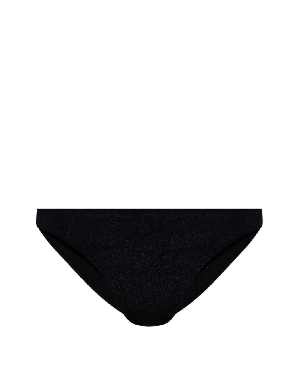 DSquared² Black Glitter-Effect Bikini Bottoms