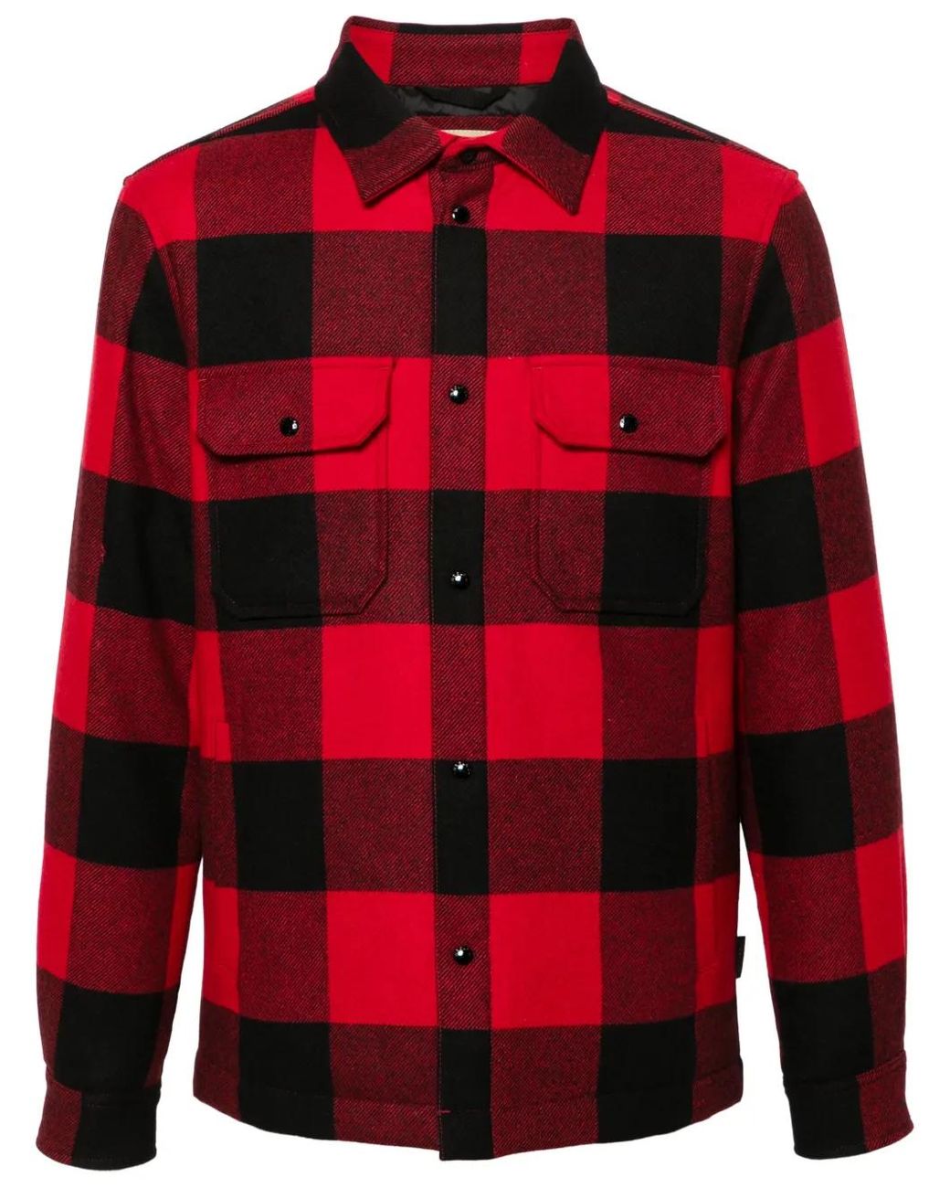 Woolrich Karierte Jacke Mit Büffel in Red für Herren