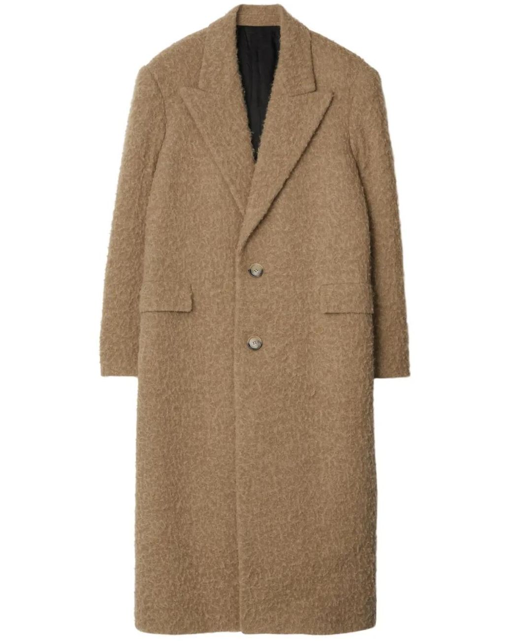 Burberry Natural Buttoned Coat for men