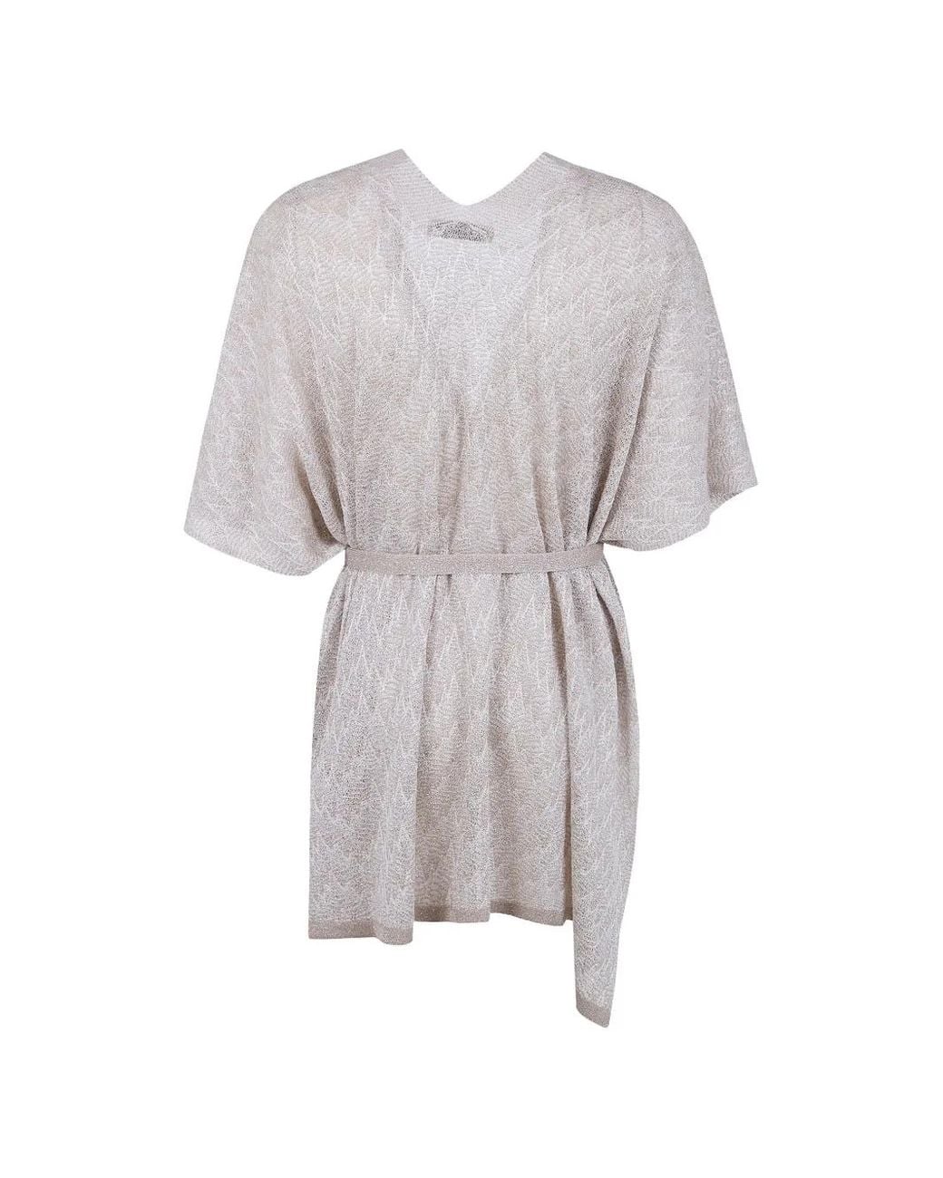 D.exterior Gray Veste À Motif Zigzag