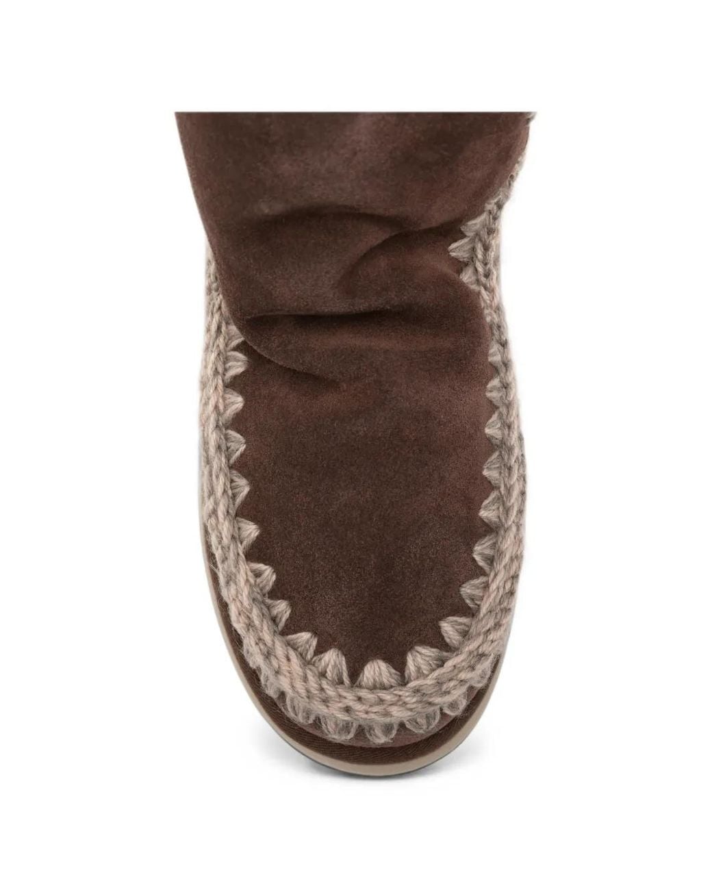 Mou Brown Bounce Buckle-Strap Boots