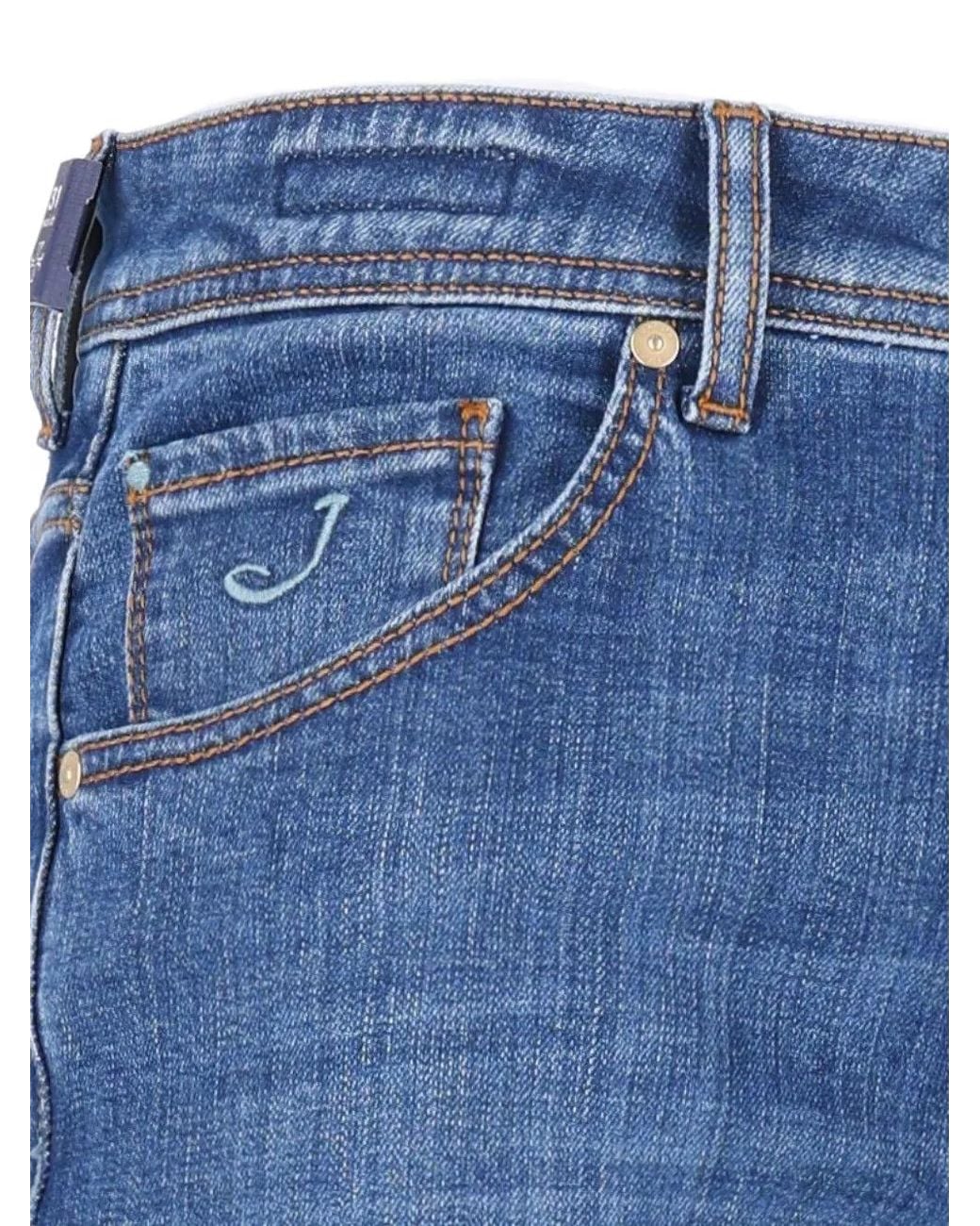 Vaqueros Slim Scott Jacob Cohen de hombre de color Blue
