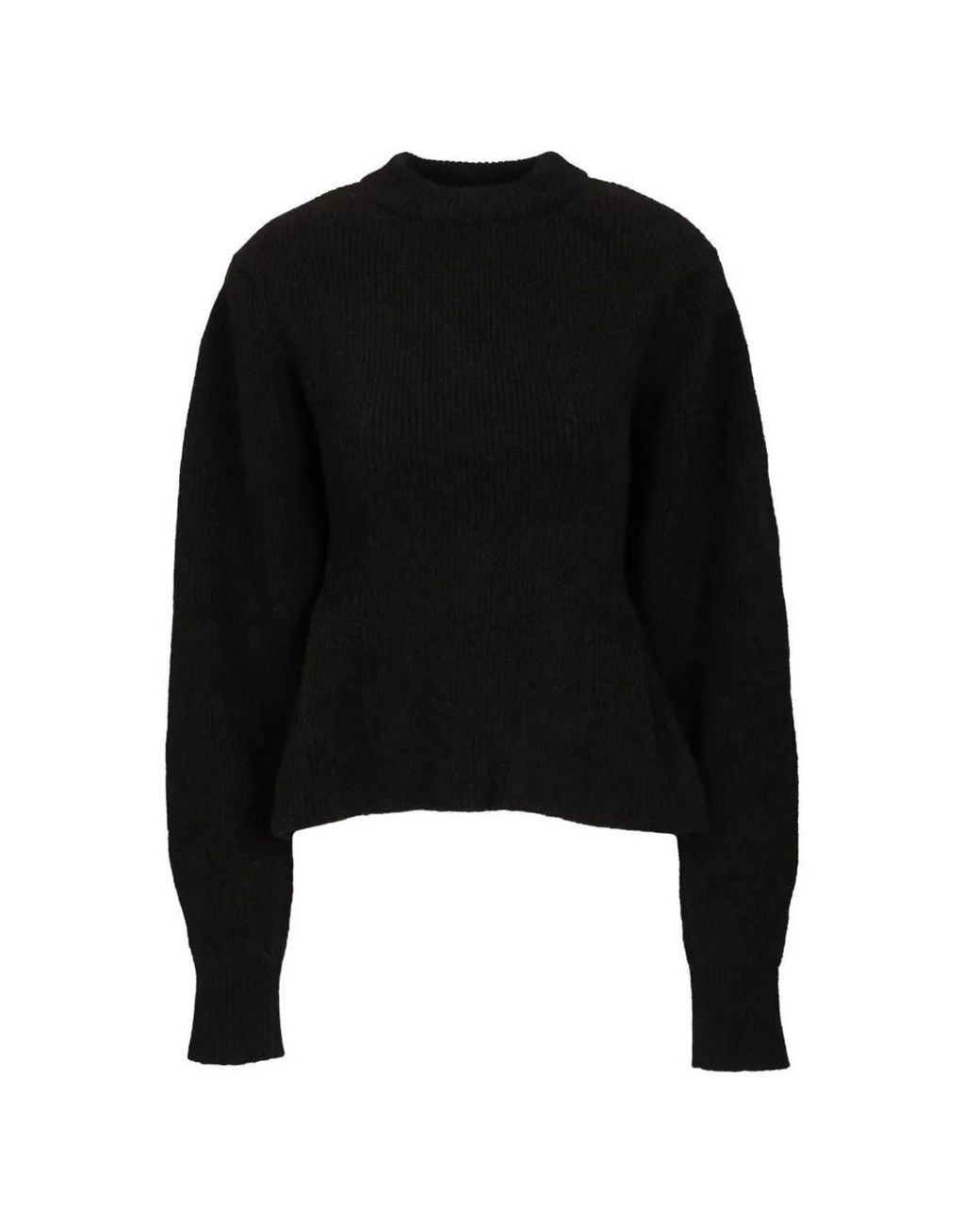 ROTATE BIRGER CHRISTENSEN Black Pull À Ourlet Péplum