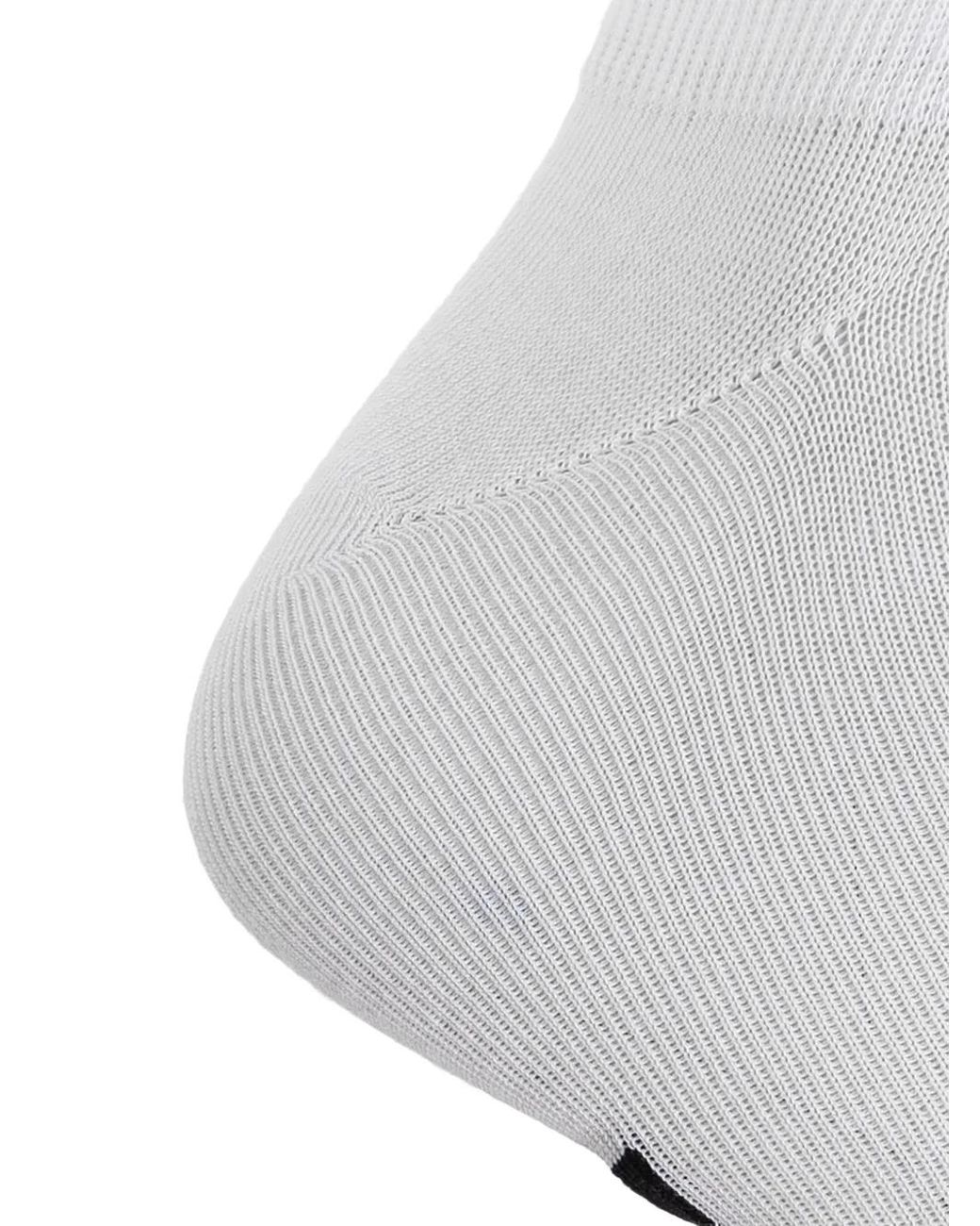 DIESEL White Skm-Gost-Threepack Logo-Print Socks for men