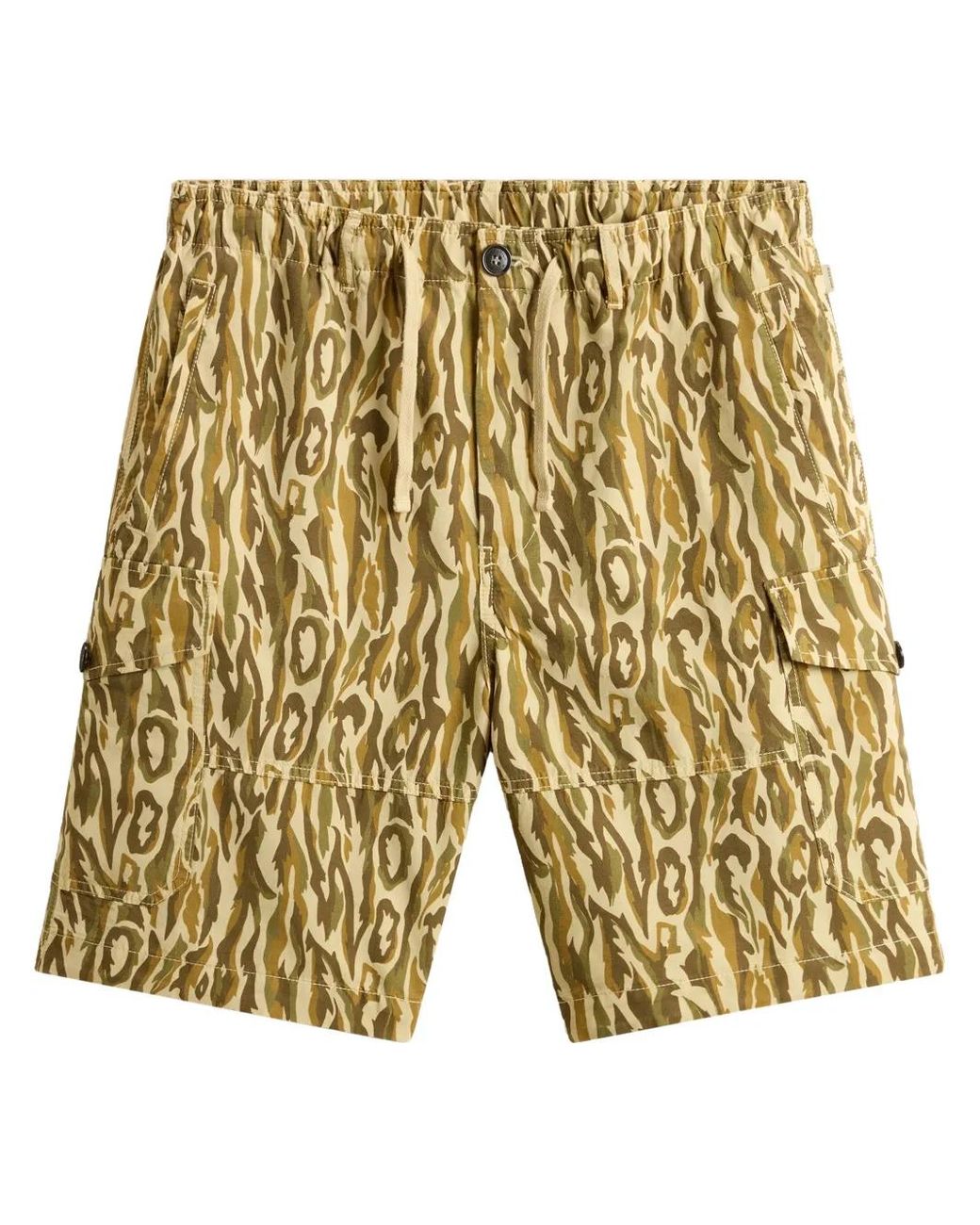 Woolrich Yellow Shadowbark Cargo Shorts for men