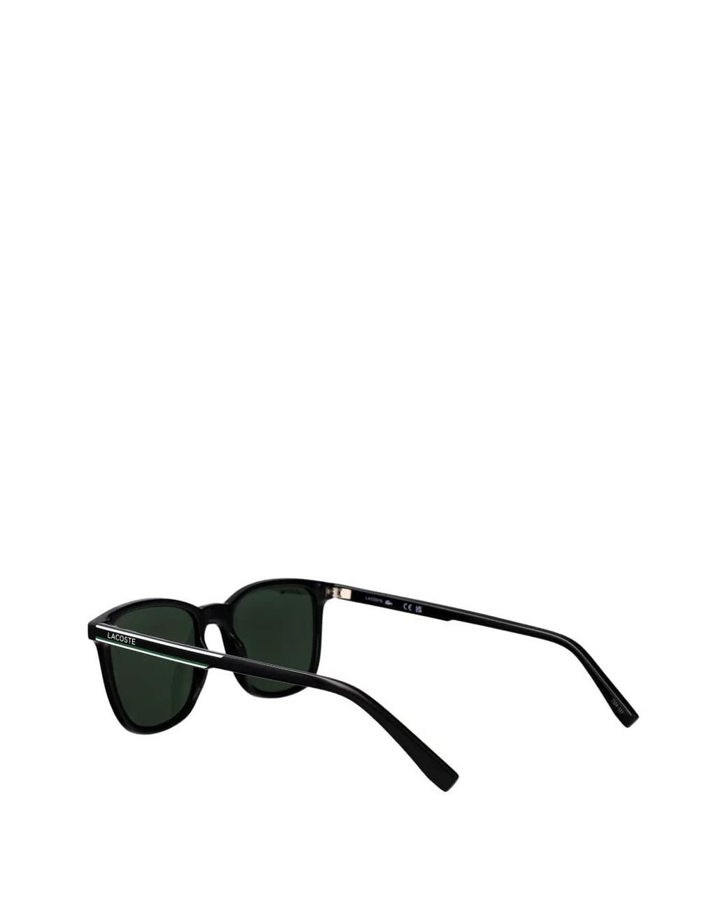 Lacoste Black Square-Frame Sunglasses for men