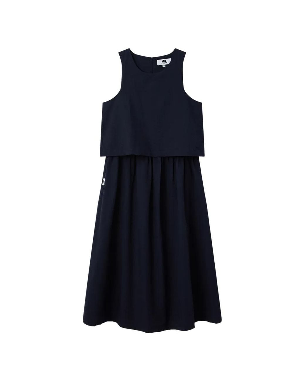 Chocoolate Blue Tiered Dress