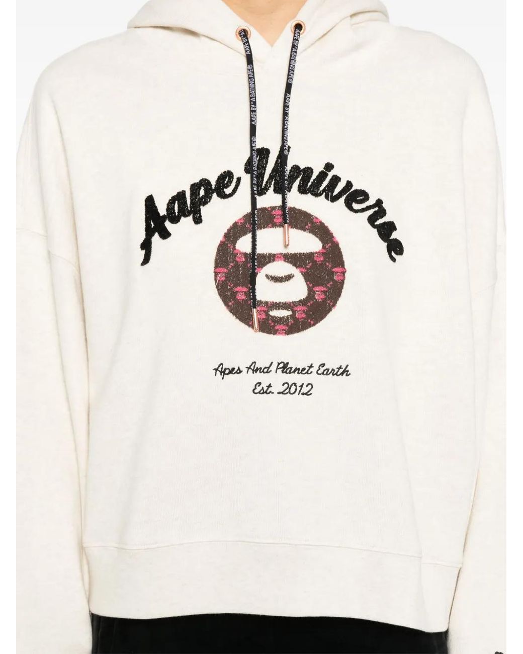 A Bathing Ape Natural Logo-Patch Sweater