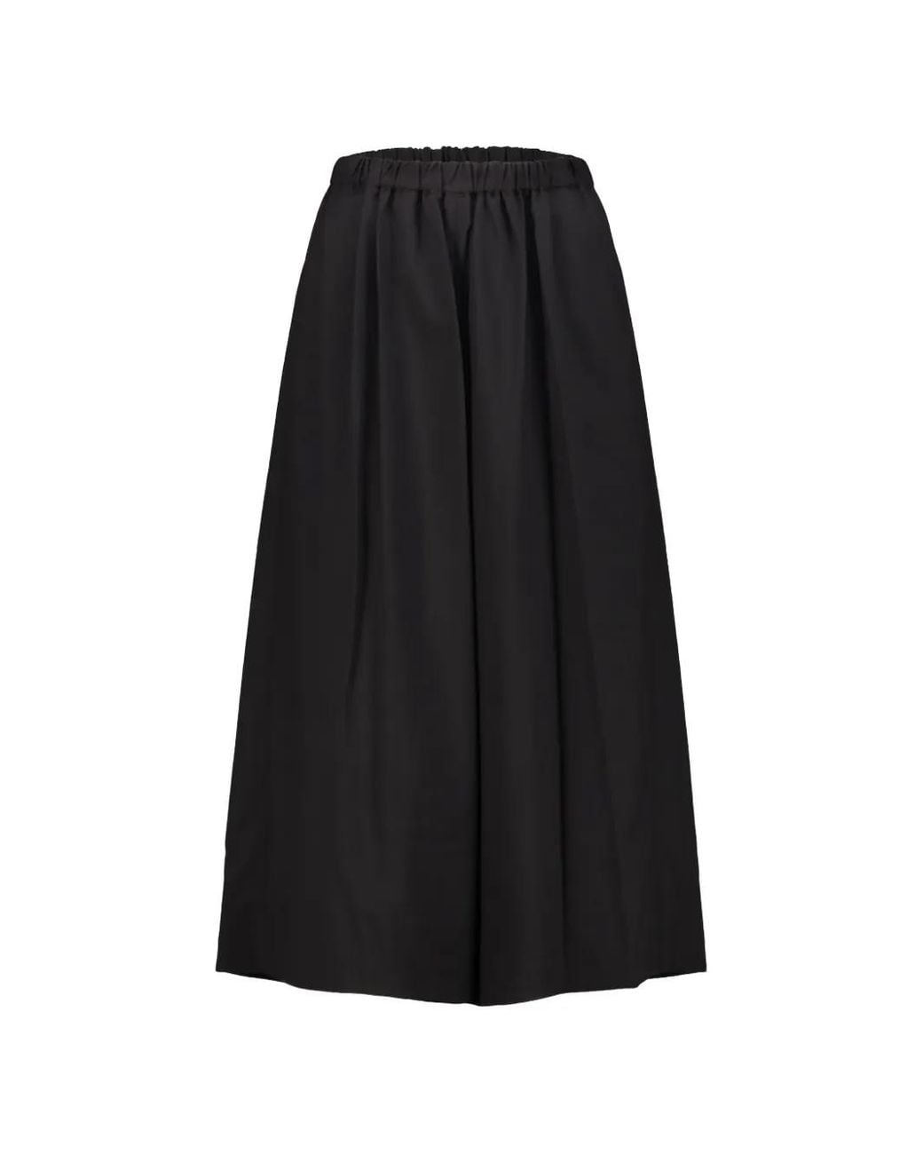 Comme des Garçons Black Elasticated Wide-Leg Trousers