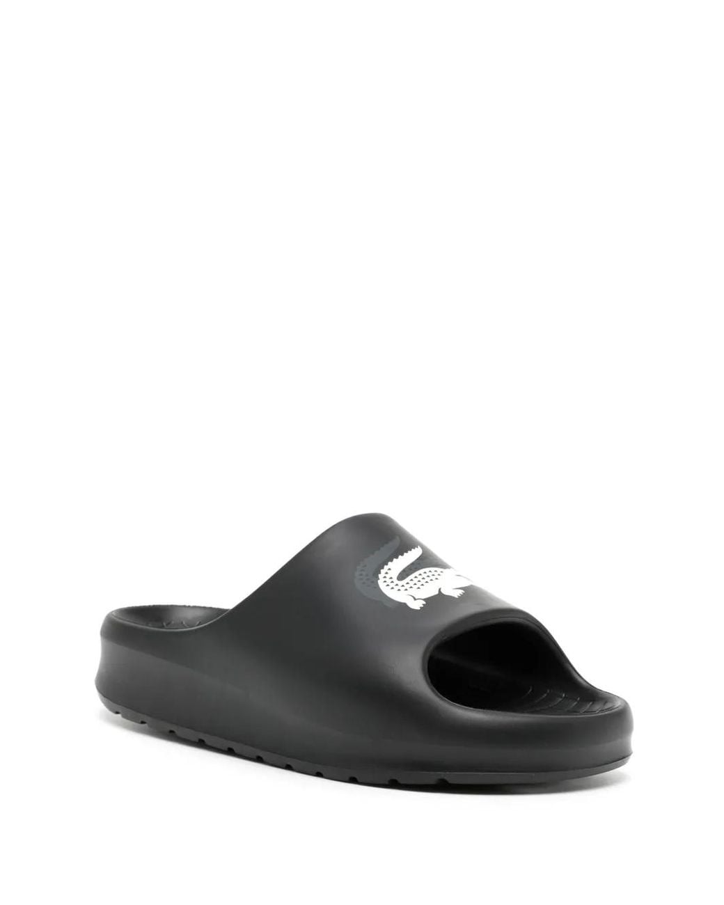 Lacoste Black Croco 2.0 Evo Slides