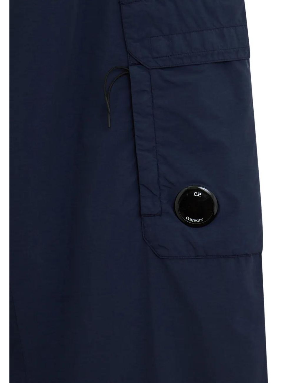 C P Company Blue Pantalon À Détail De Lentille Signature for men