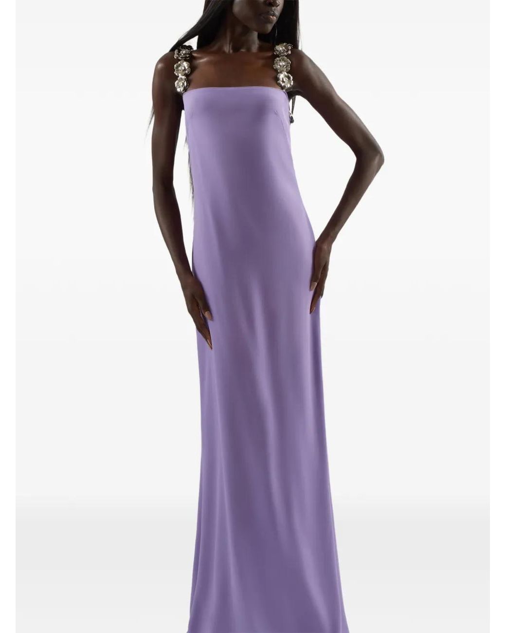 Taller Marmo Purple Consuelo Dress