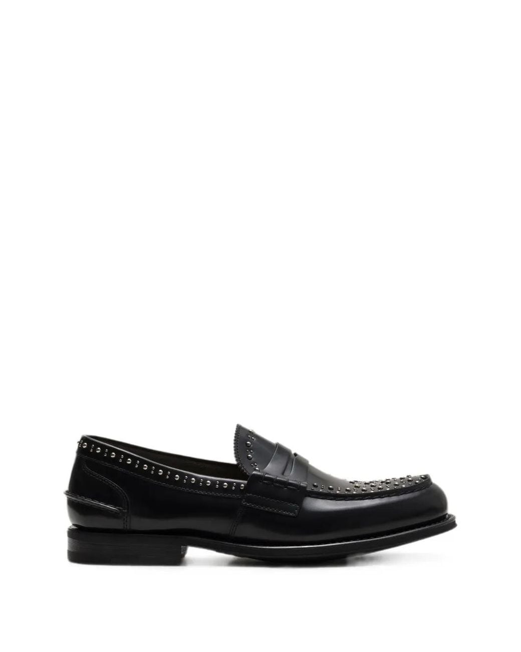 Church's Black Bookbinder Leather Loafers for men