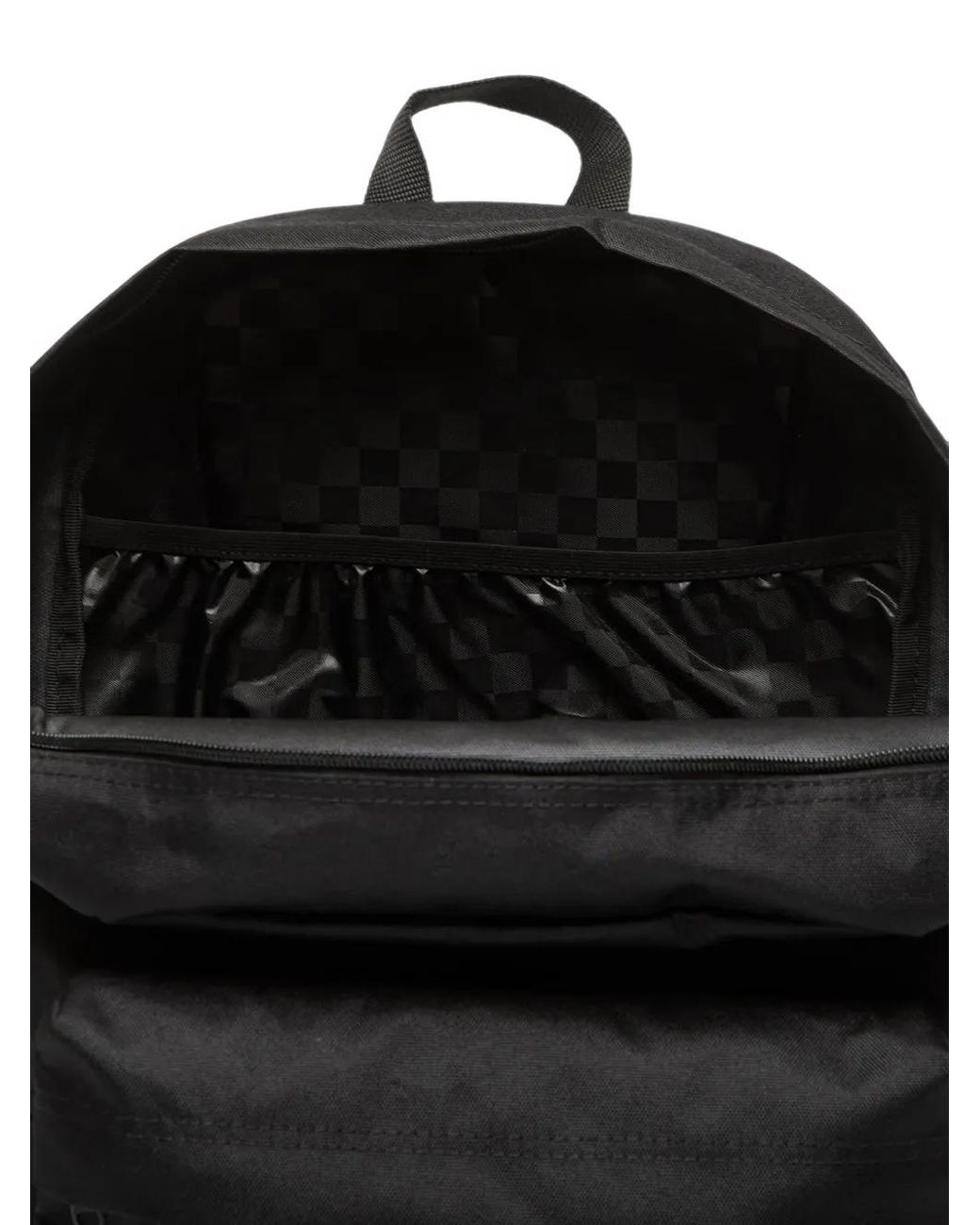Vans Black Logo-Print Backpack