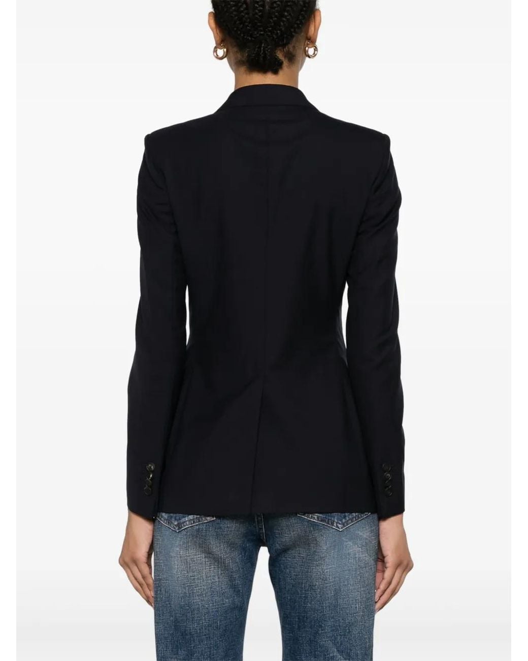 Tagliatore Blue Paris Double-Breasted Wool Blazer