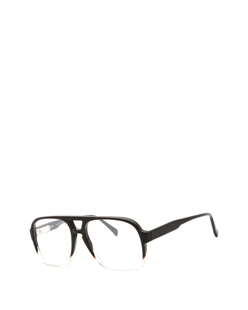 Elasta Brown Pilot-Frame Glasses for men