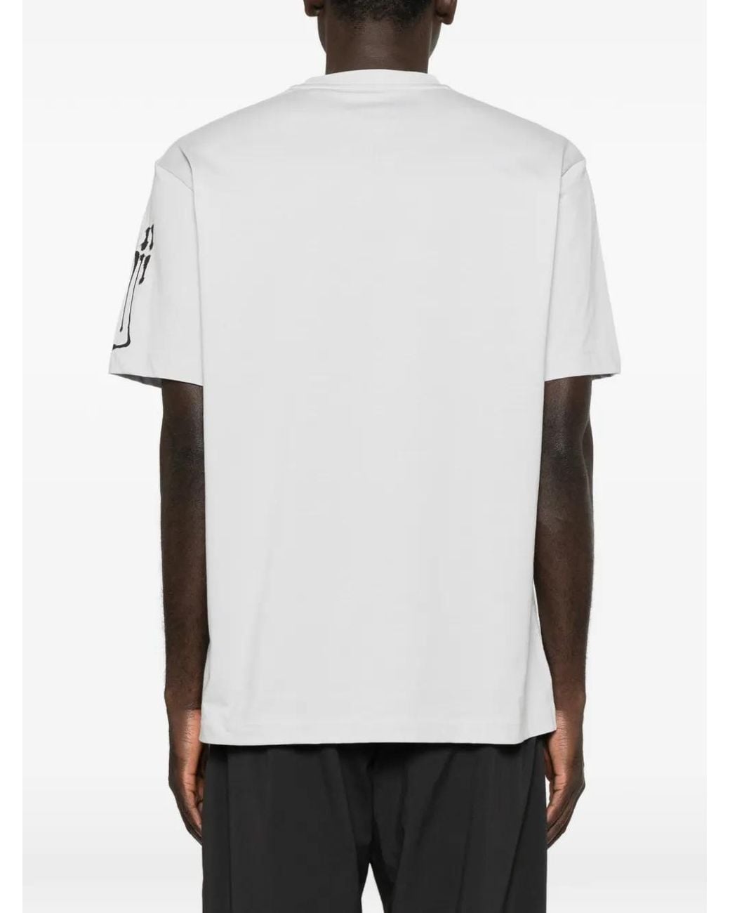 Y-3 White Chito City Graphic Short Sleeve T-Shirt for men