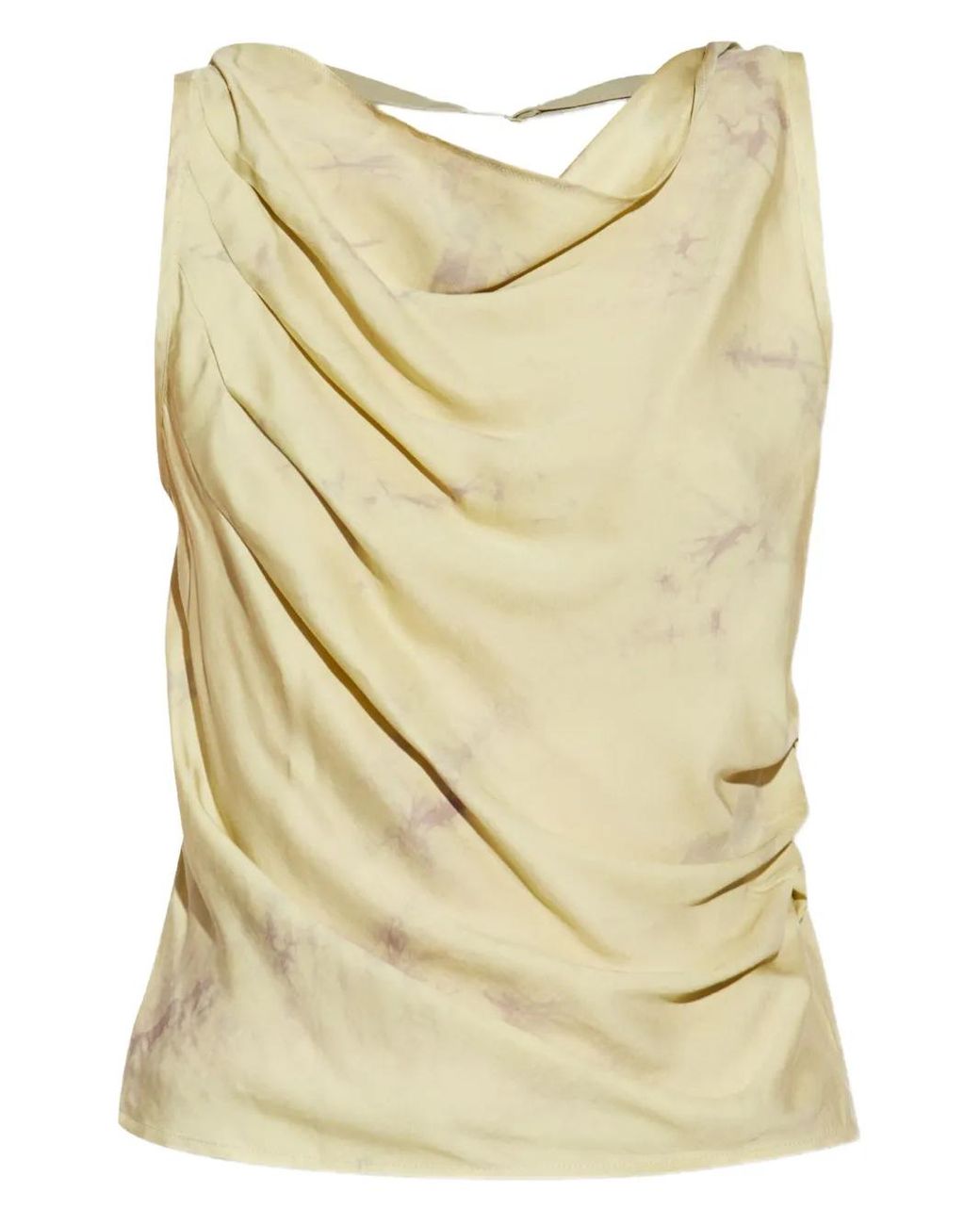 Samsøe & Samsøe Natural Draped Sleeveless Blouse