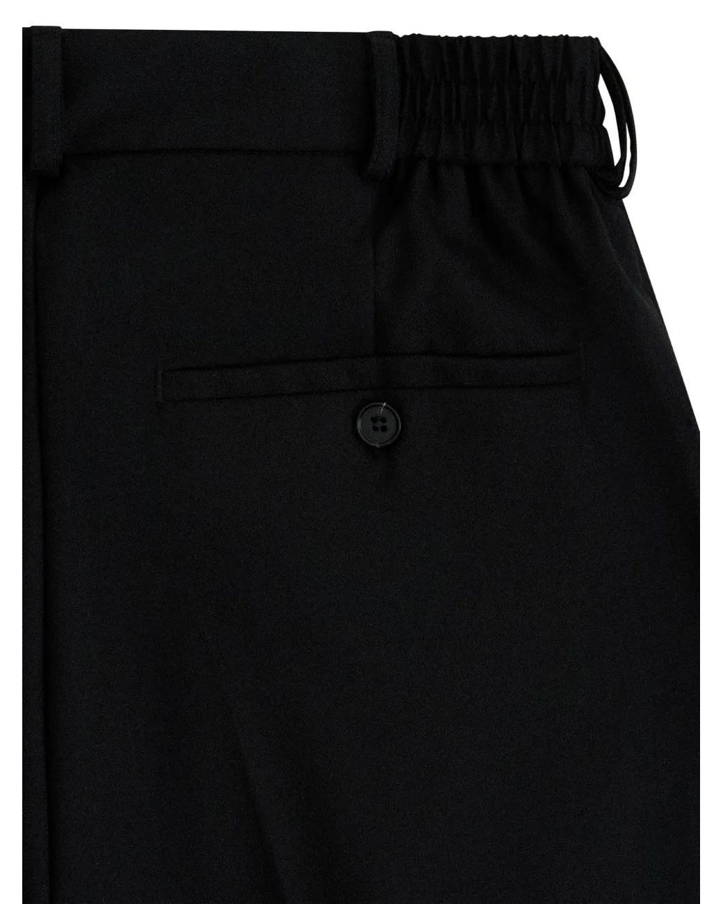 Gosha Rubchinskiy White Pressed-Crease Wide-Leg Trousers