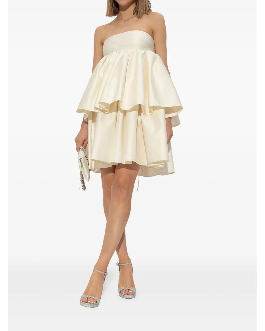 Casadei White 130Mm Michelle Sandals