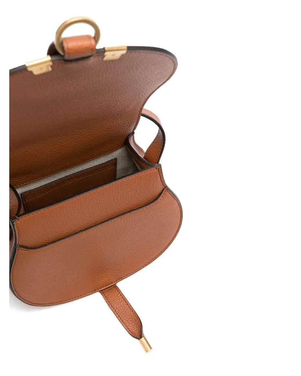 Chloé Brown Marcie Cross-Body Bag