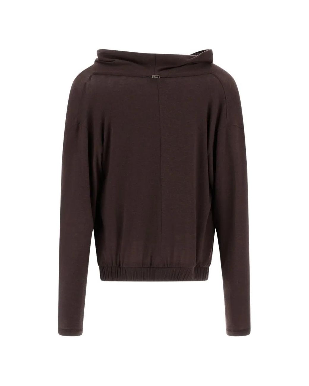 Herno Brown Lyocell Wool Elastane Sweater