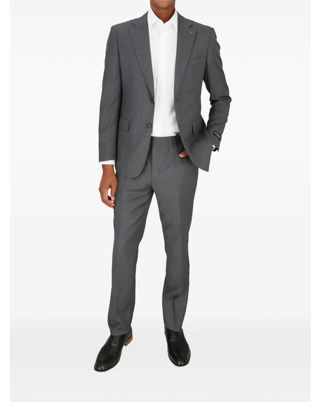Scotch & Soda Gray Costume À Coupe Classique for men