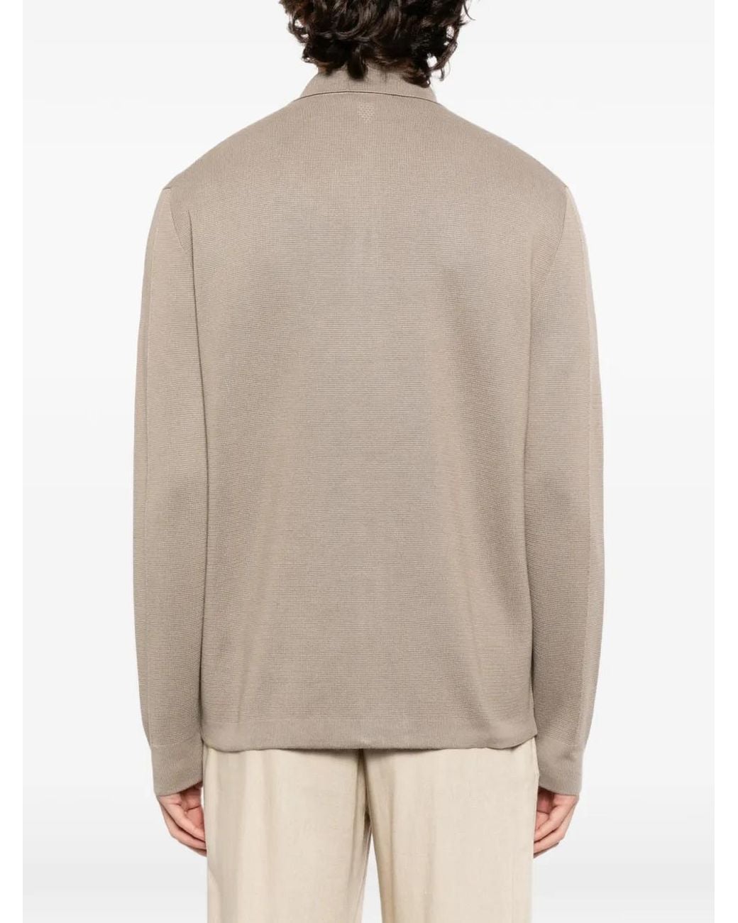 Canali Natural Collared Jacket for men