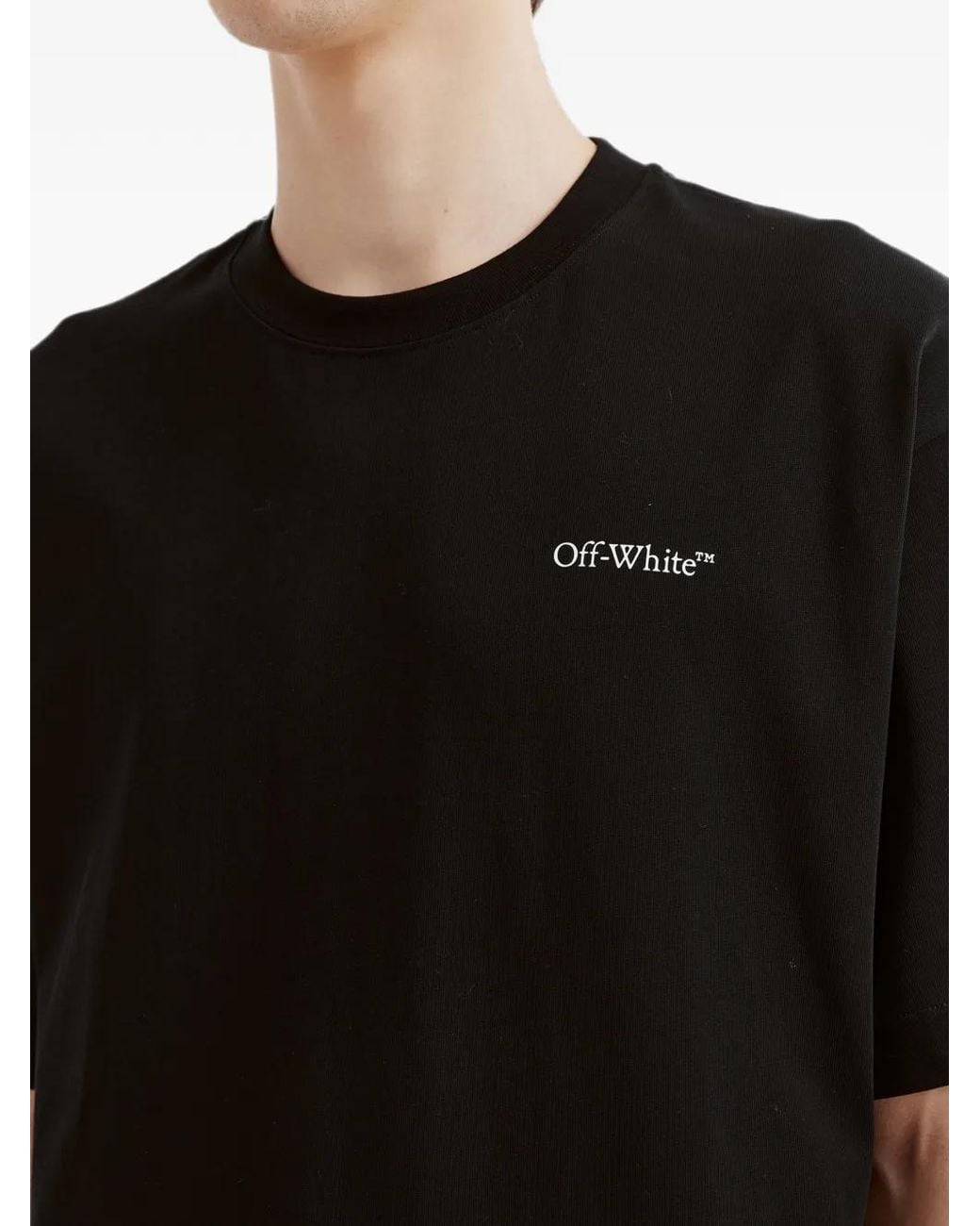 Off-White c/o Virgil Abloh Black T-Shirt Arrows À Logo Imprimé for men