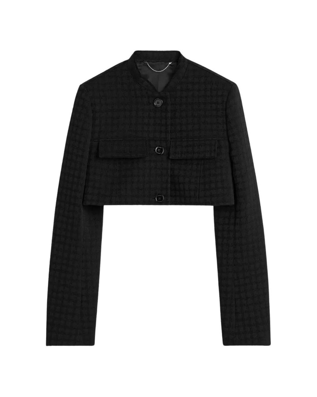 Totême Black Micro Blazer