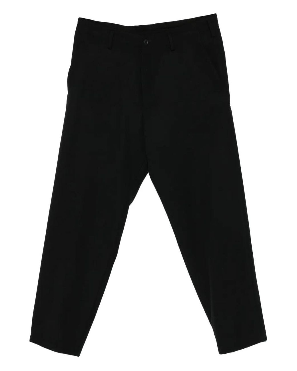 Yohji Yamamoto Straight-Leg Trousers in Black for Men | Lyst UK