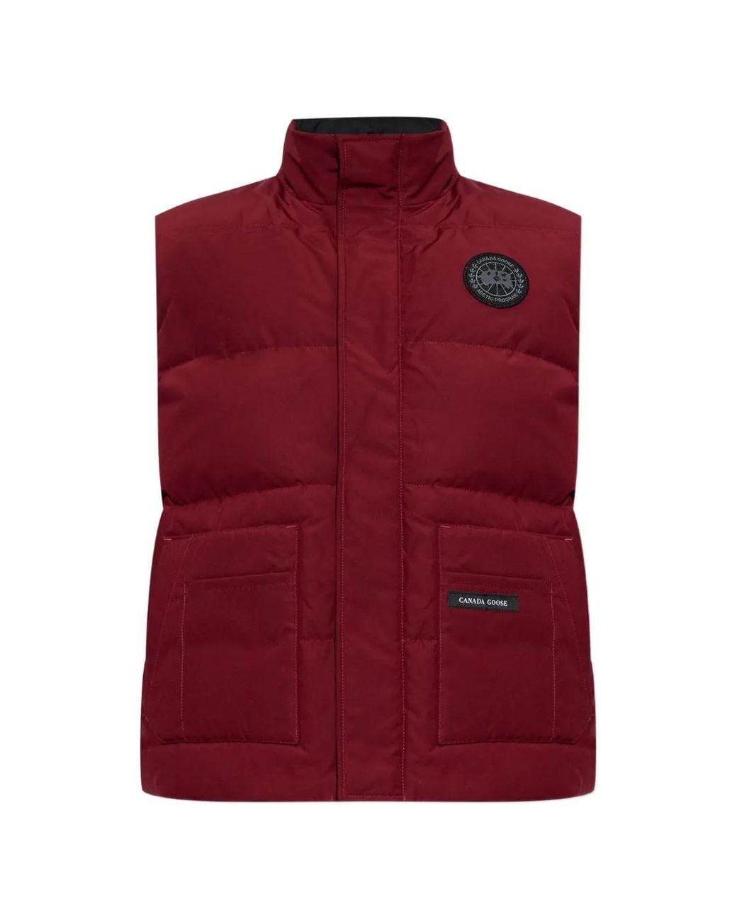 Canada Goose Red Legacy Quilted Gilet for men