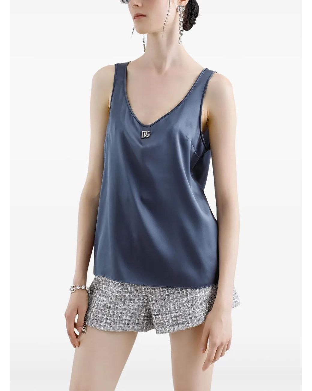 Dolce & Gabbana Blue Tops