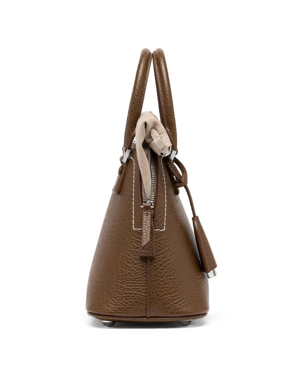 Maison Margiela Brown Mini 5Ac Classique Tote Bag