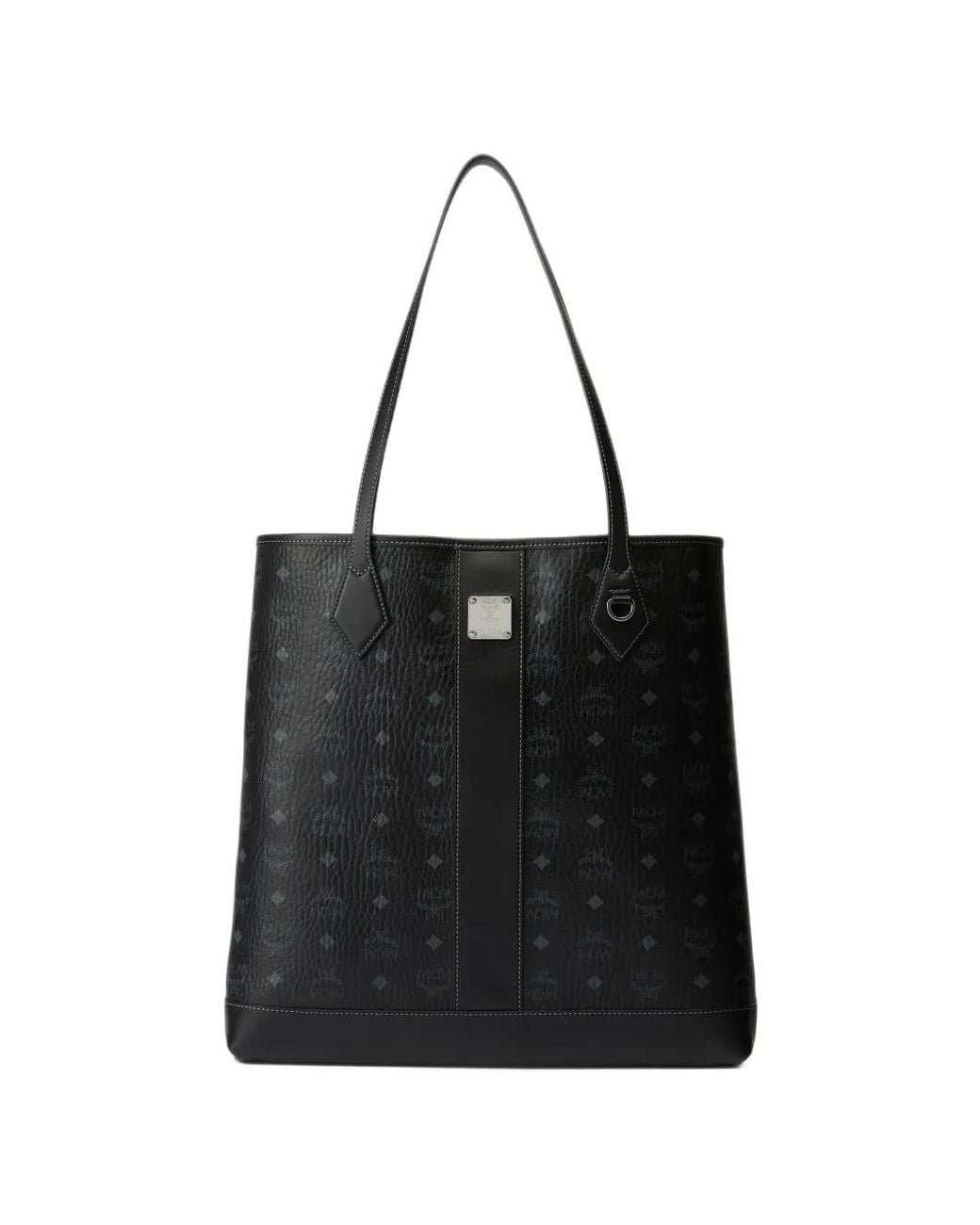 MCM Black Visetos Liz Tote Bag