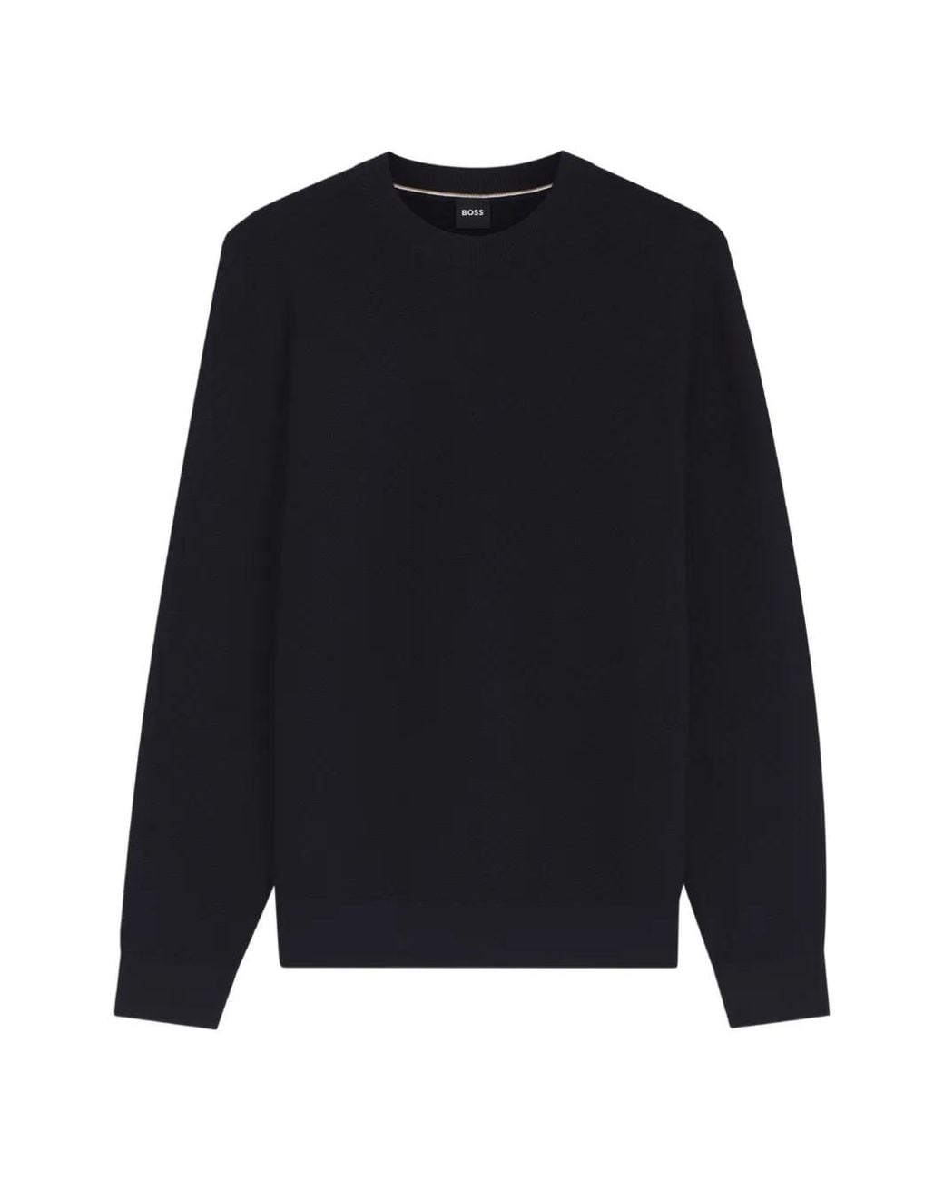 Boss Blue Regular-Fit Sweater for men