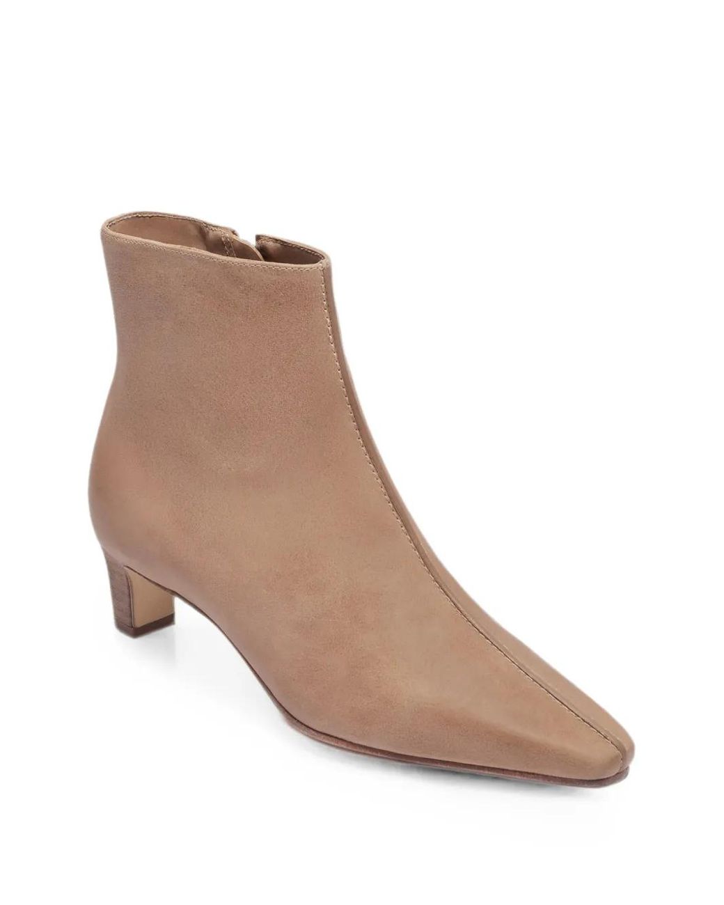 Stivaletti Everett Con Punta Quadrata di Bernardo in Brown